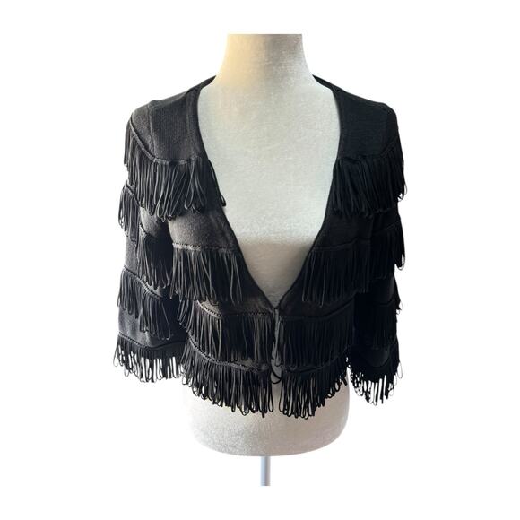 INC Boho fringe cropped jacket size L
Hook and eye closure - Picture 4 of 5